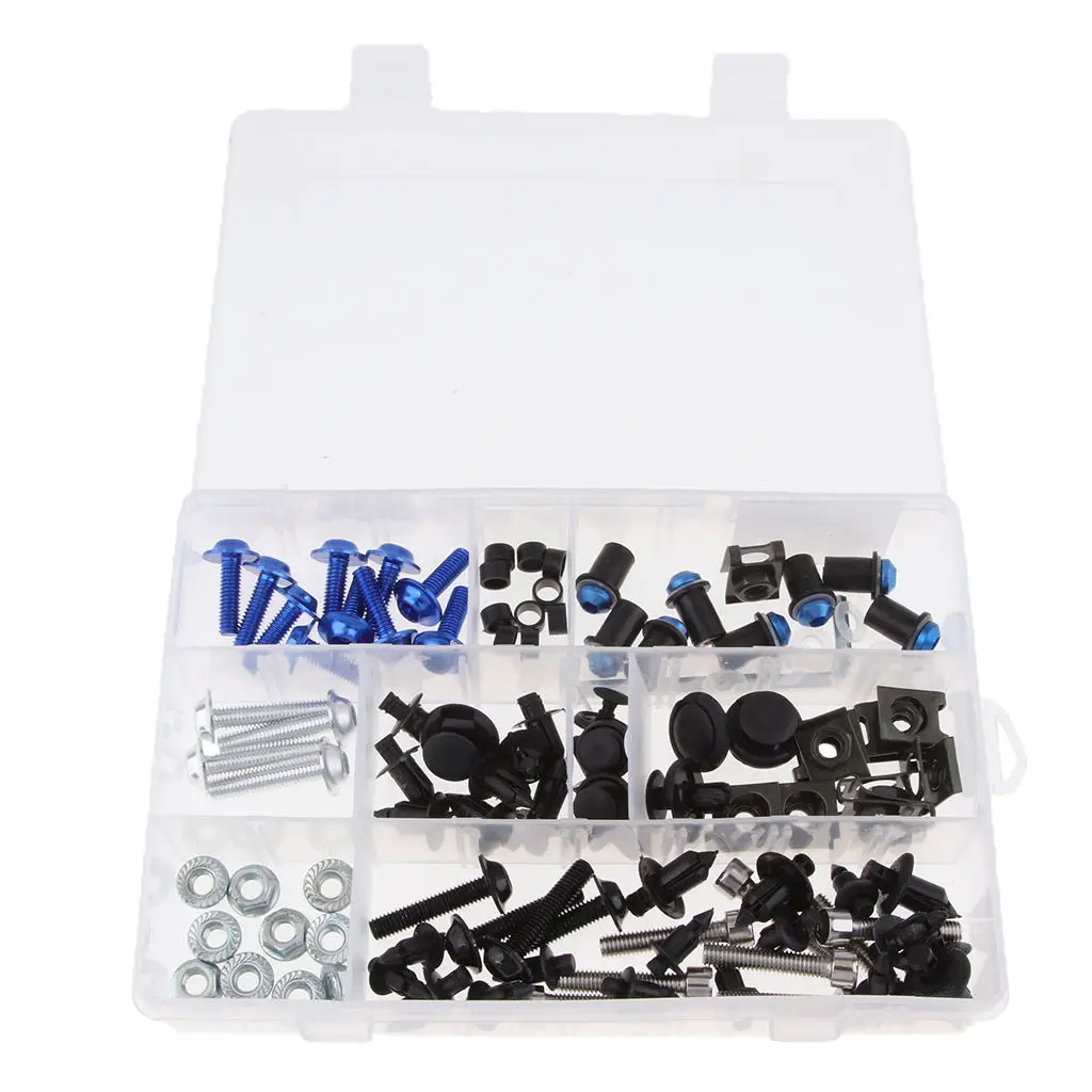 

Fairing Bolts Kit Bodywork Screws Nut For Mounting Motorcycle Universal Fits For Yamaha Kawasaki Suzuki Honda