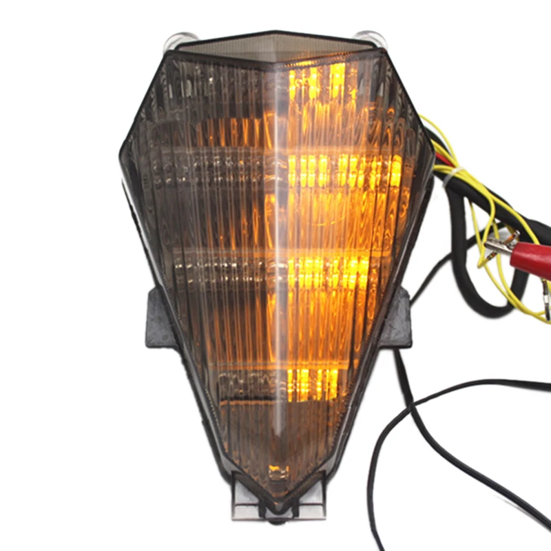 Задние тормоза поворотники Интегрированный Светодиодный свет дым для Yamaha Yzf R6 2006