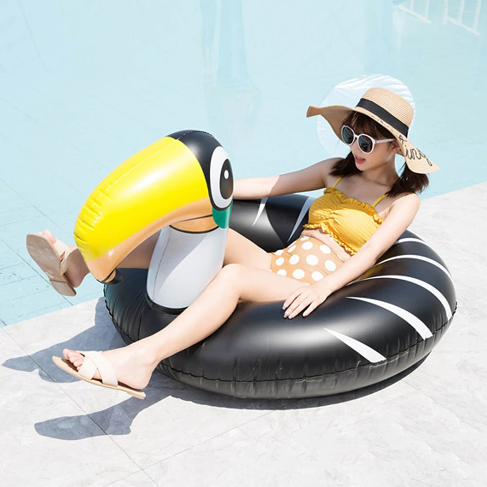 

Inflatable Float For Adult Pool Party Toys Black Swan Swimming Ring Float Row Water Floating Bed Swimming Toys For Adults