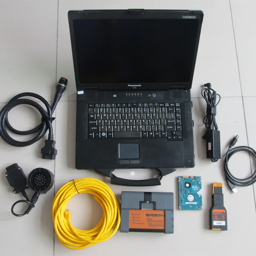 Новейшее программное обеспечение для Bmw Icom a2 1000 Гб Hdd с Toughbook CF52 автомобильный