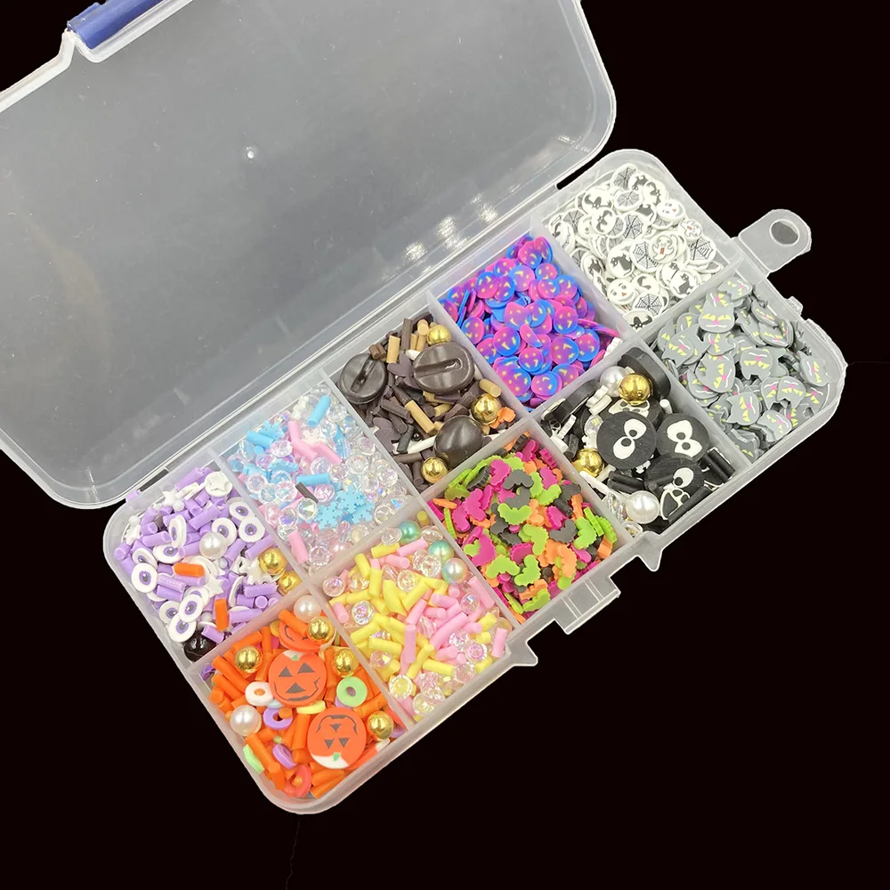 1 коробка Красочная рождественская серия для Хэллоуина полимерная Горячая глина