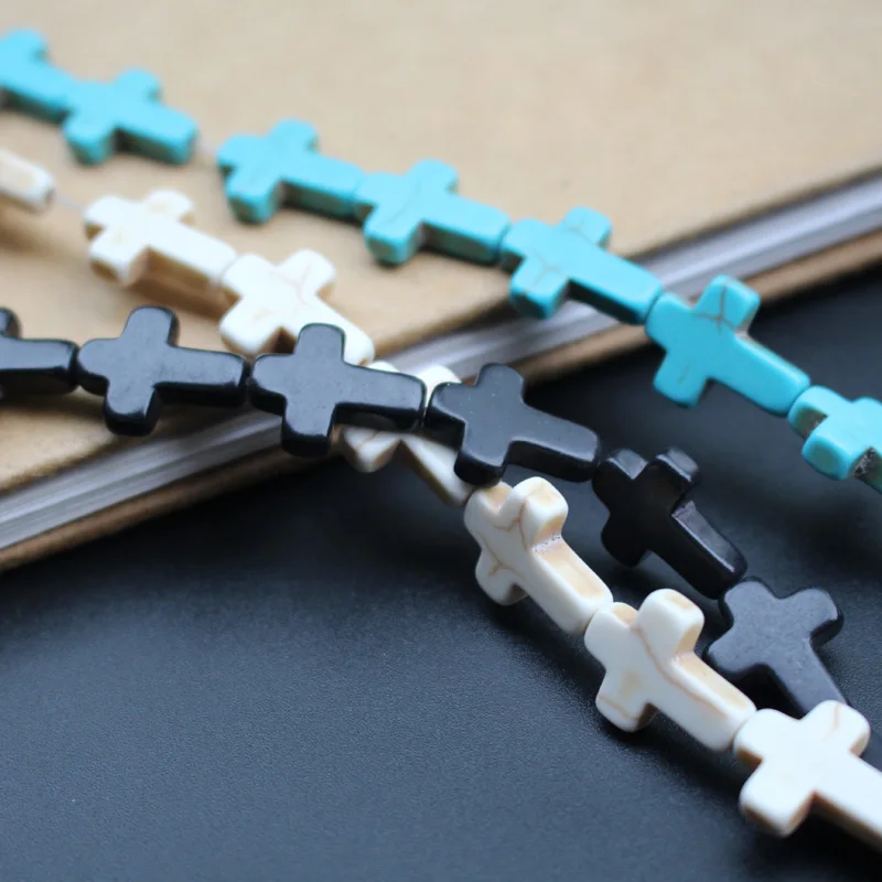 24 шт 12 мм * 15 синтетический камень Turquois e cross винтаж кареты украшены прозрачными