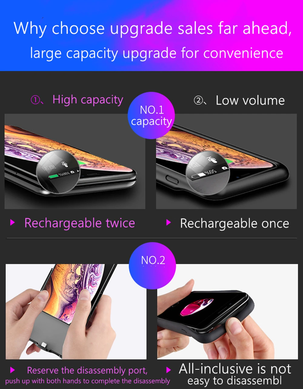 Чехол для iphone XS Max XR 5000/8000/6000mah power Bank Charing чехол для iphone 6 6s 7 8 Plus чехол для зарядного устройства для телефона