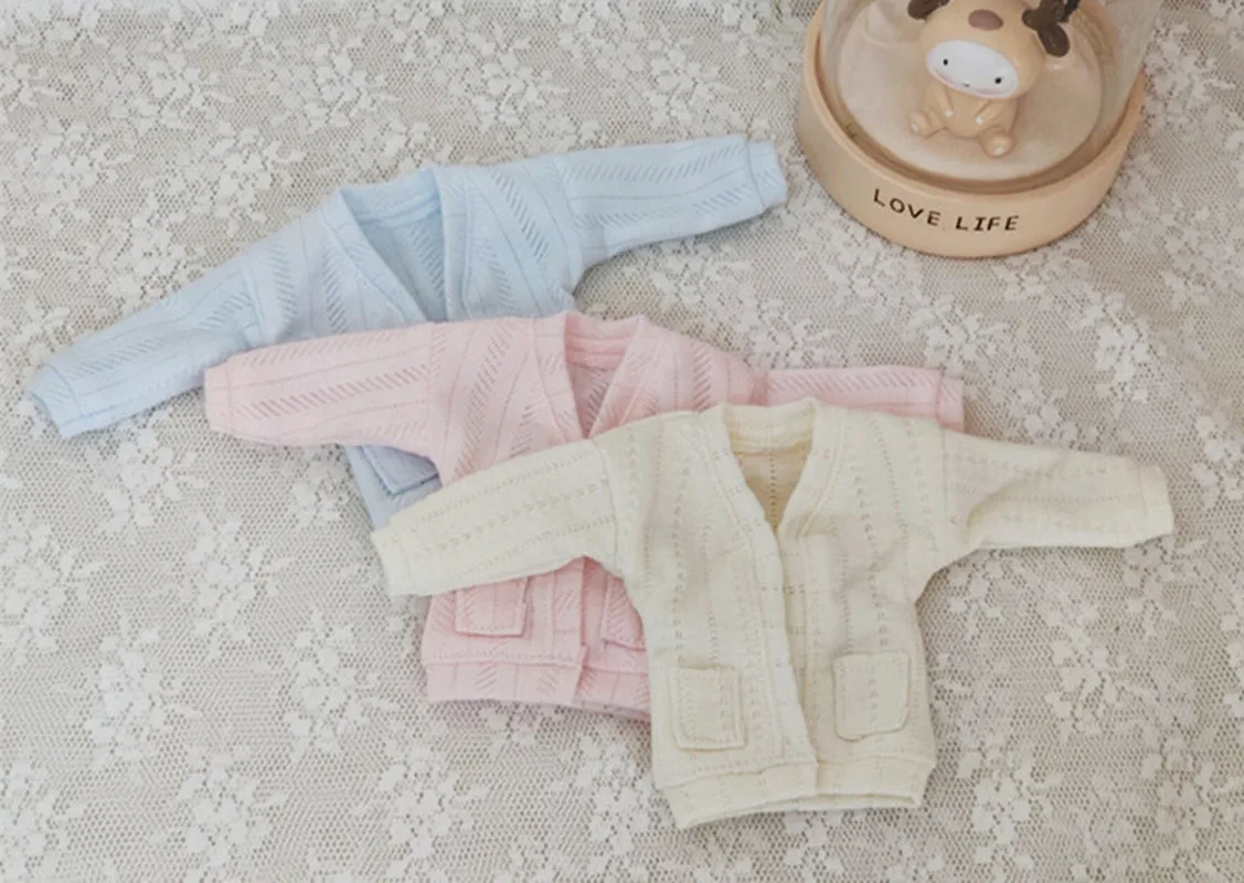 Большая скидка! Жаккардовый вязаный кардиган Blyth пальто для куклы (подходит Ob Holala