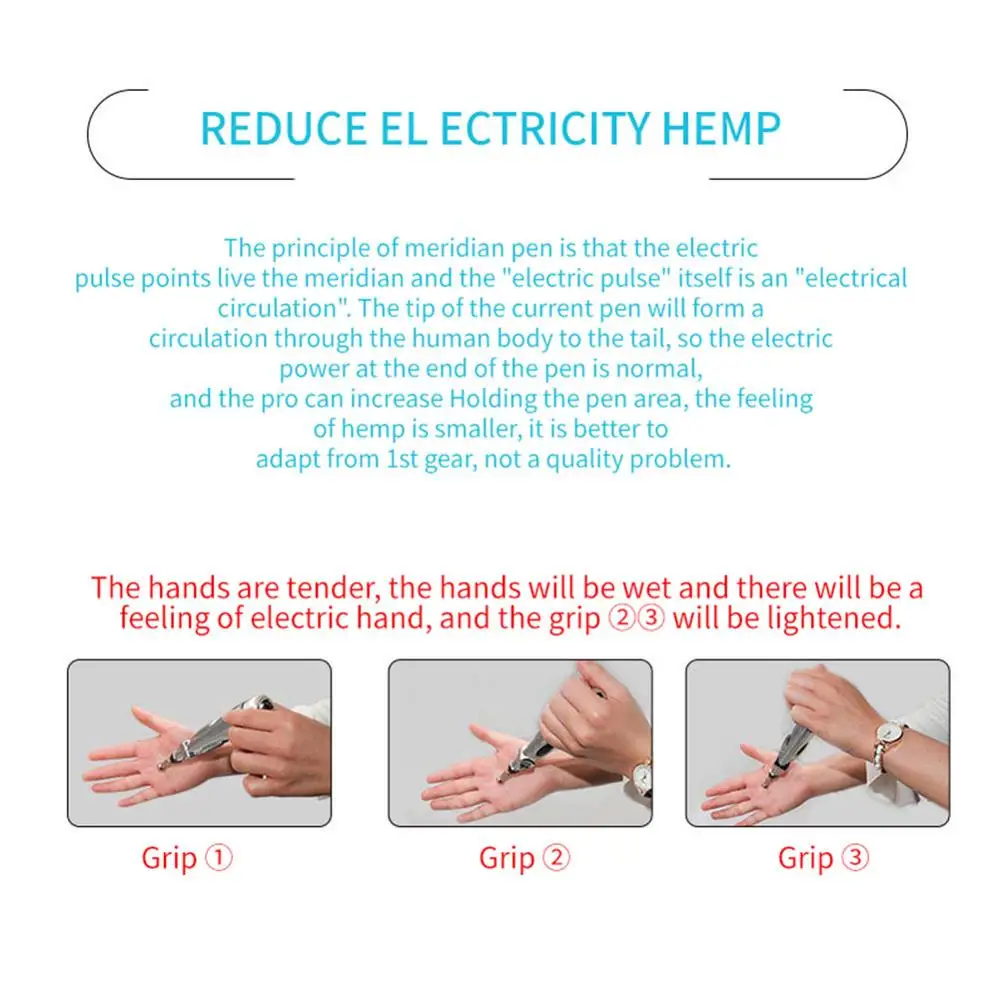 

Unisex Meridan Energy Pen Chinese Healing Medicine Beauty Home 9 Modes Electric Acupuncture Magnet Pain Relief Heal Massage