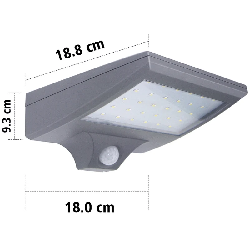 

outdoor LED solar wall lamp motion sensor waterproof garden light villa courtyard garage solar lights energy-saving lighting