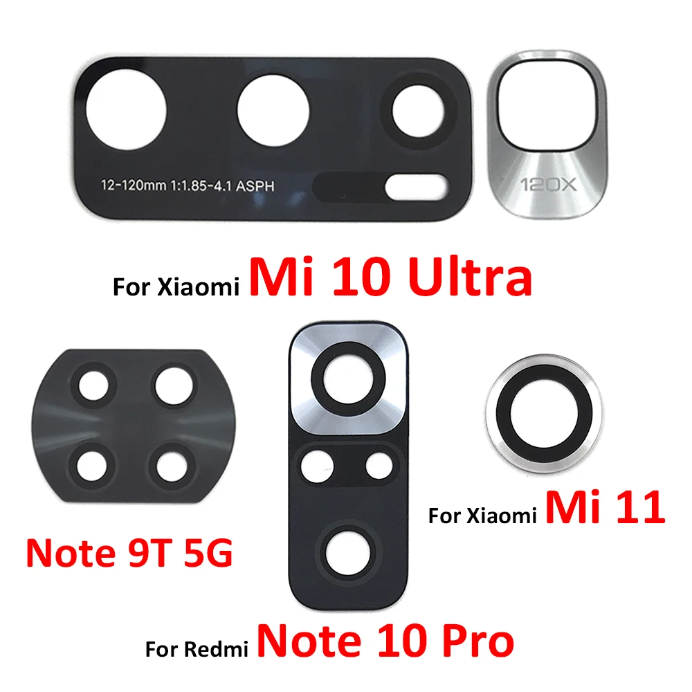 

Стеклянный объектив камеры 2 шт. с наклейкой на клейкой основе для Xiaomi Mi 10T 10 11 Ultra 9 9T Se Note 10 Pro 9T 5G Note10 11 Lite Poco X3 Pro