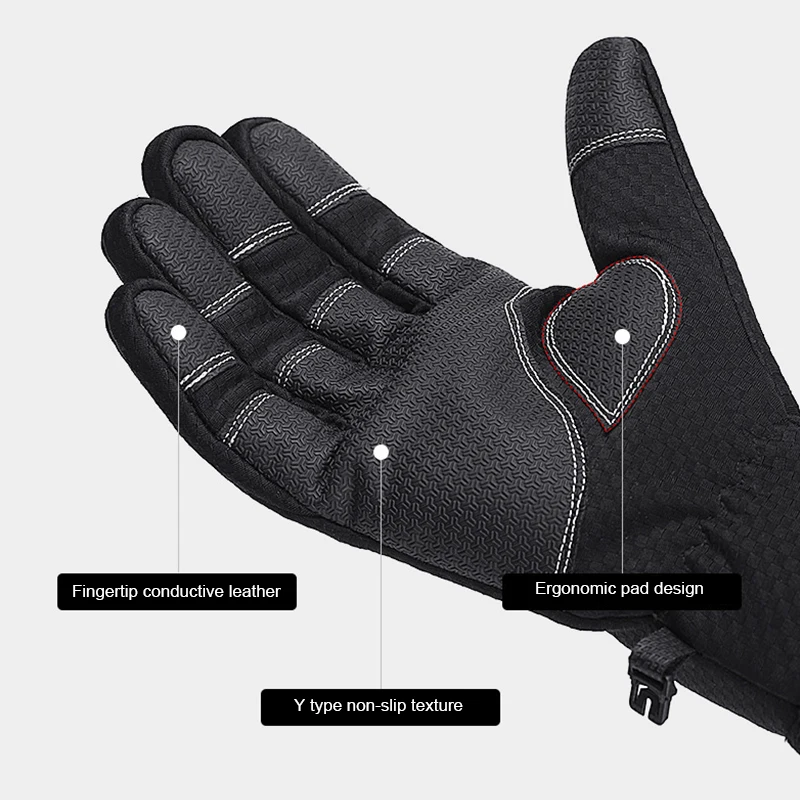 Зимние перчатки для катания на лыжах водонепроницаемые мотоцикле сноуборде