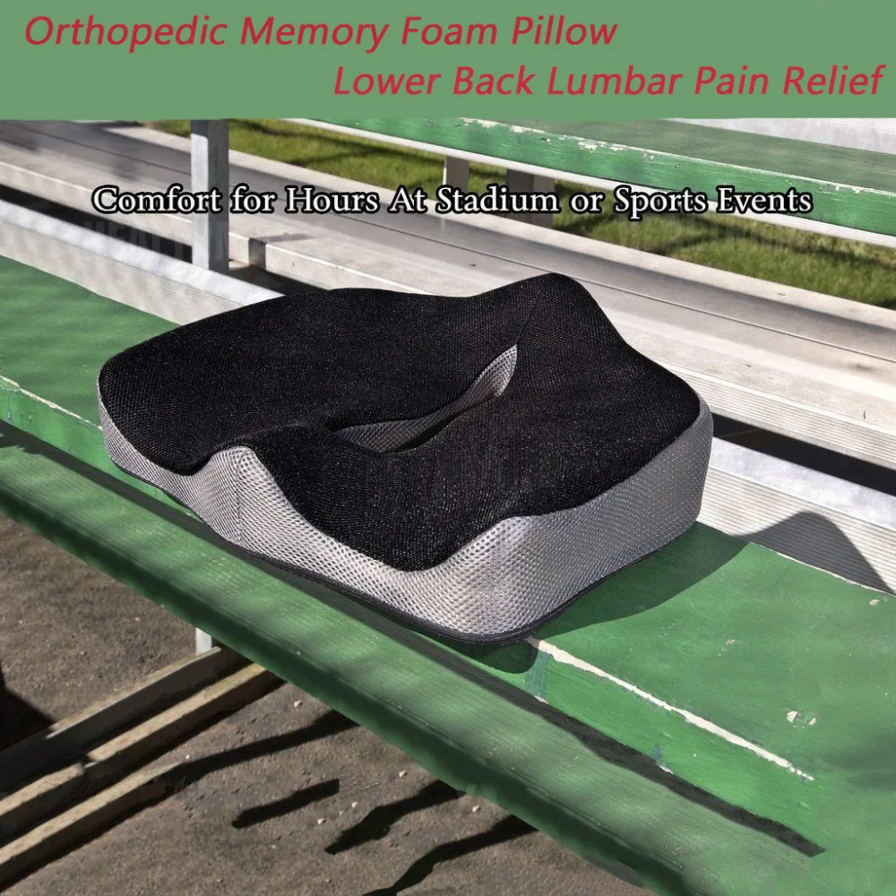 Dannyкарл Автомобильная подушка для сиденья из пены с эффектом памяти Tailbone Sciatica Sacrum