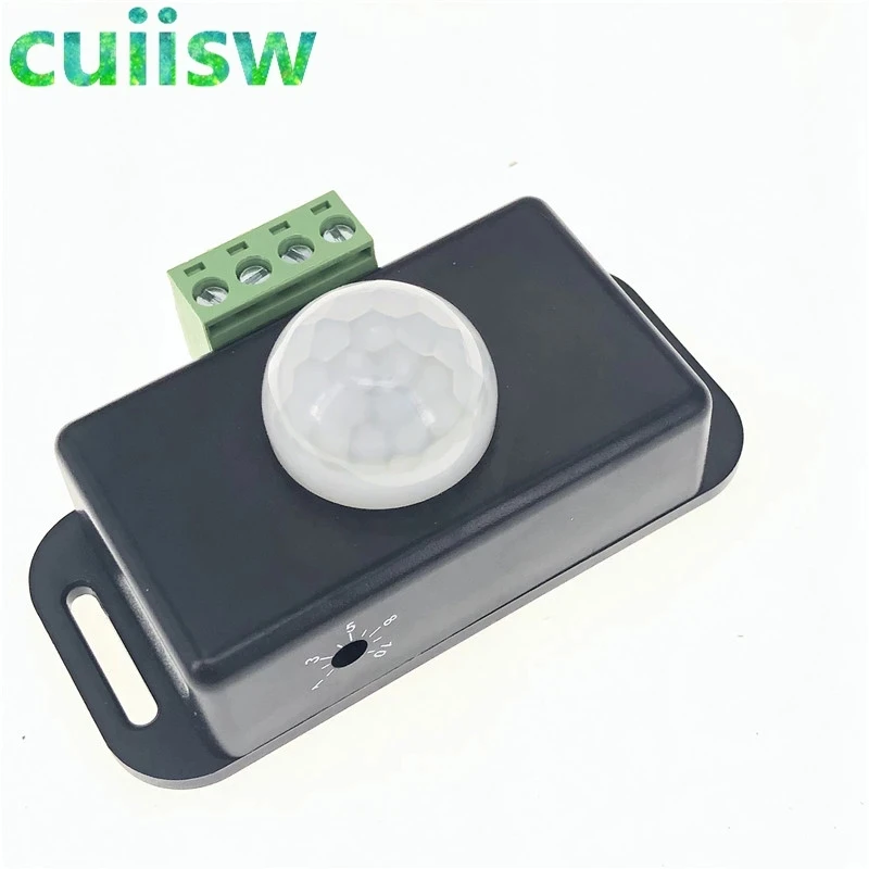 DC 12V 24V 8A Automatic Adjust PIR Motion Sensor Switch IR Infrared Detector Light Module for LED Strip Lamp | Обустройство дома