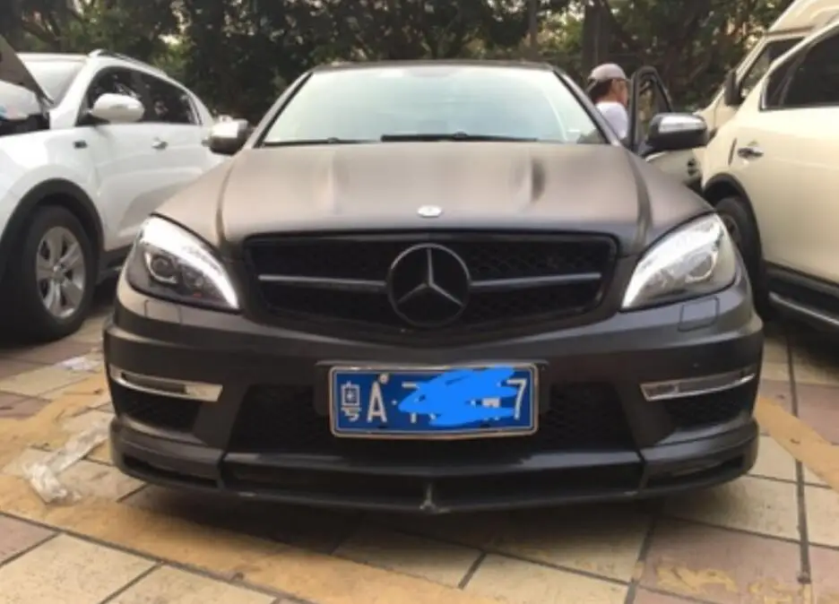 2008~ 2011y автомобильный бампер головной свет для Mercedes Benz W204 фара C180 C200 светодиодный DRL hid ксенон/галогенная лампа для W204 фары