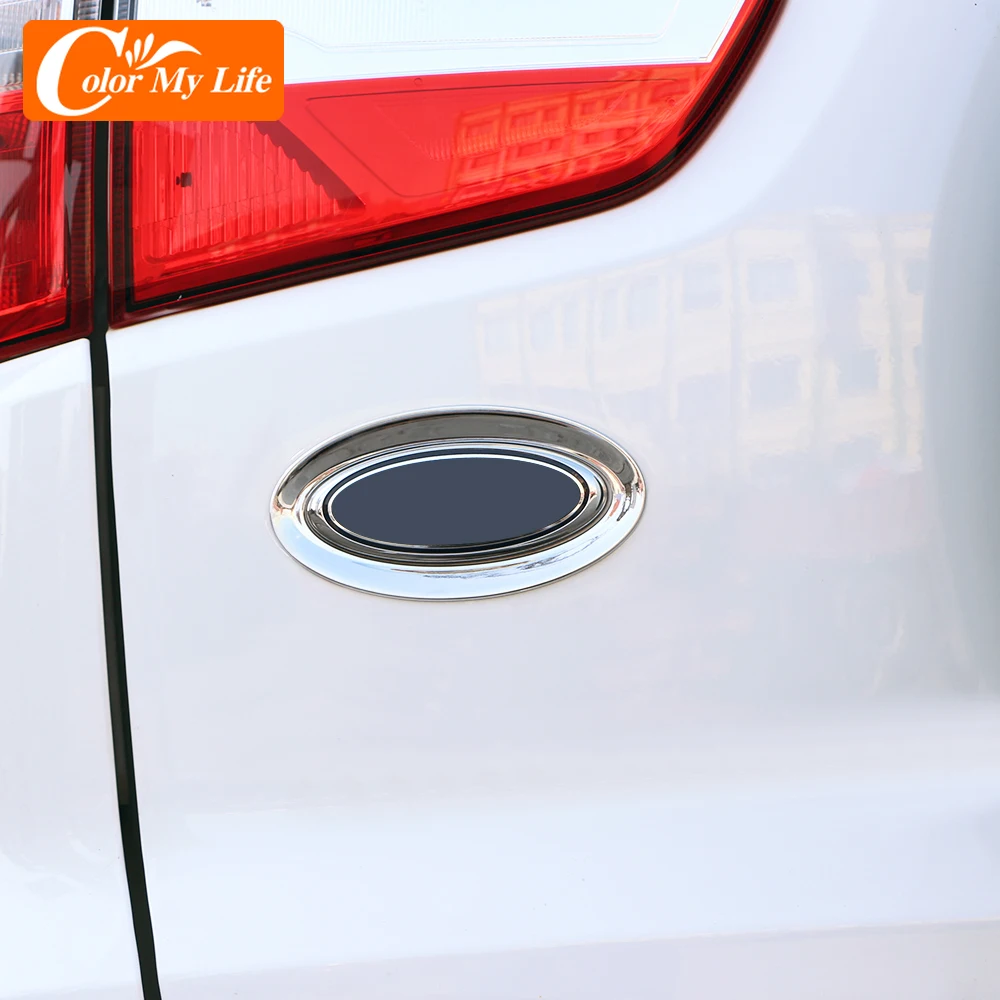 Цветная хромированная наклейка My Life из АБС-пластика для заднего логотипа