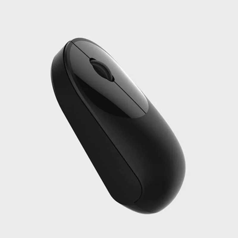 Черный Оригинальная беспроводная мышь Xiaomi Youth Edition 1200 точек/дюйм 2,4 ГГц ABS Материал WiFi управление подключение портативная мышь для ноутбука - Цвет: Черный