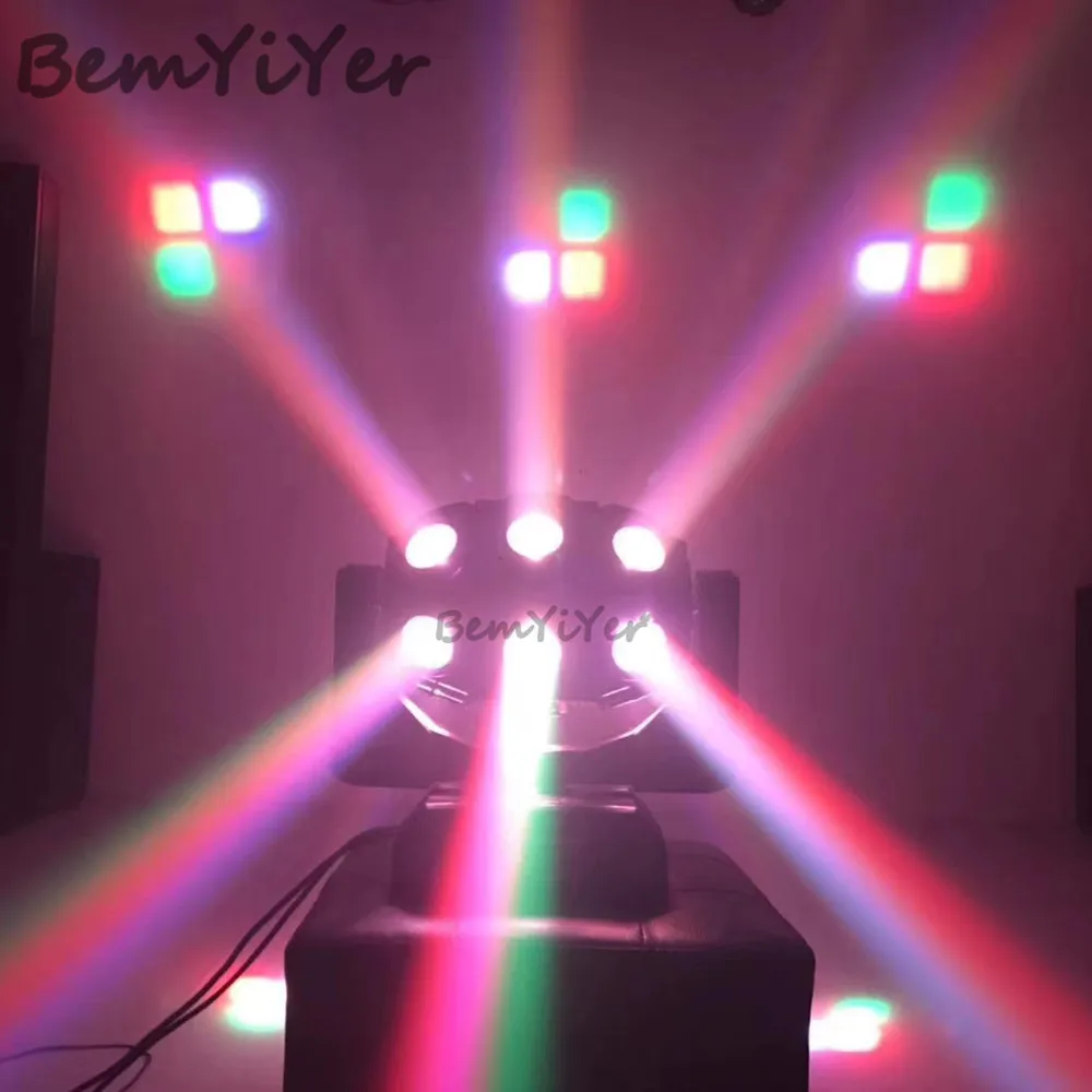 2 шт DJ цвета 18x10 ватт светодиодный фантомный луч движущийся головной сценический
