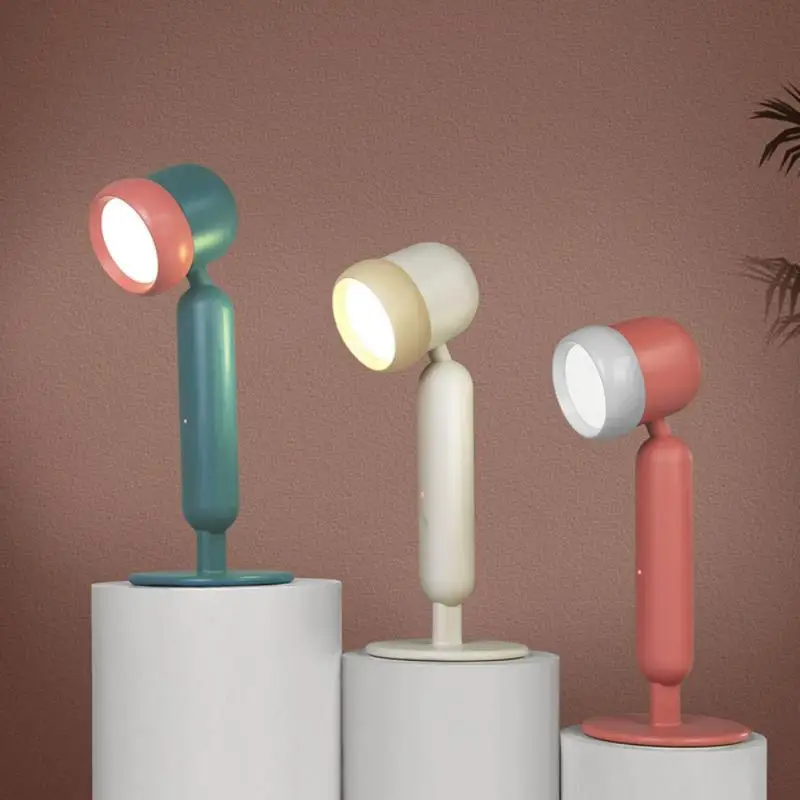 

LED ABS Desk Lamp Foldable Dimmable Touch Table Lamp USB Powered Eye Protection Table Light Night Light Portable Indoor Lighting