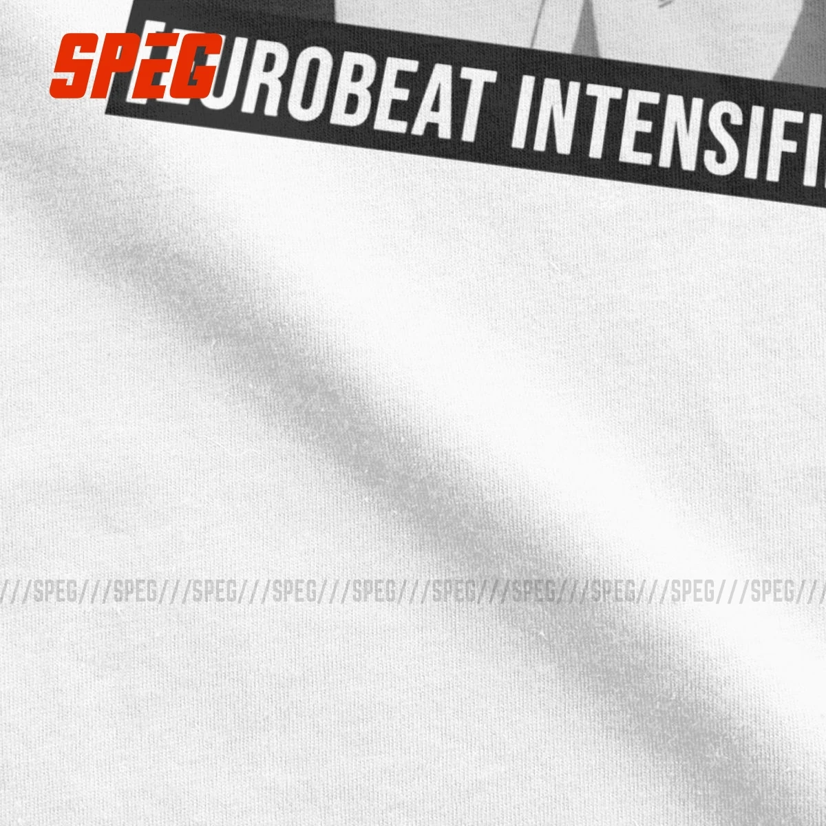 Футболка Eurobeat с интенсификацией для мужчин Забавные футболки из 100% хлопка