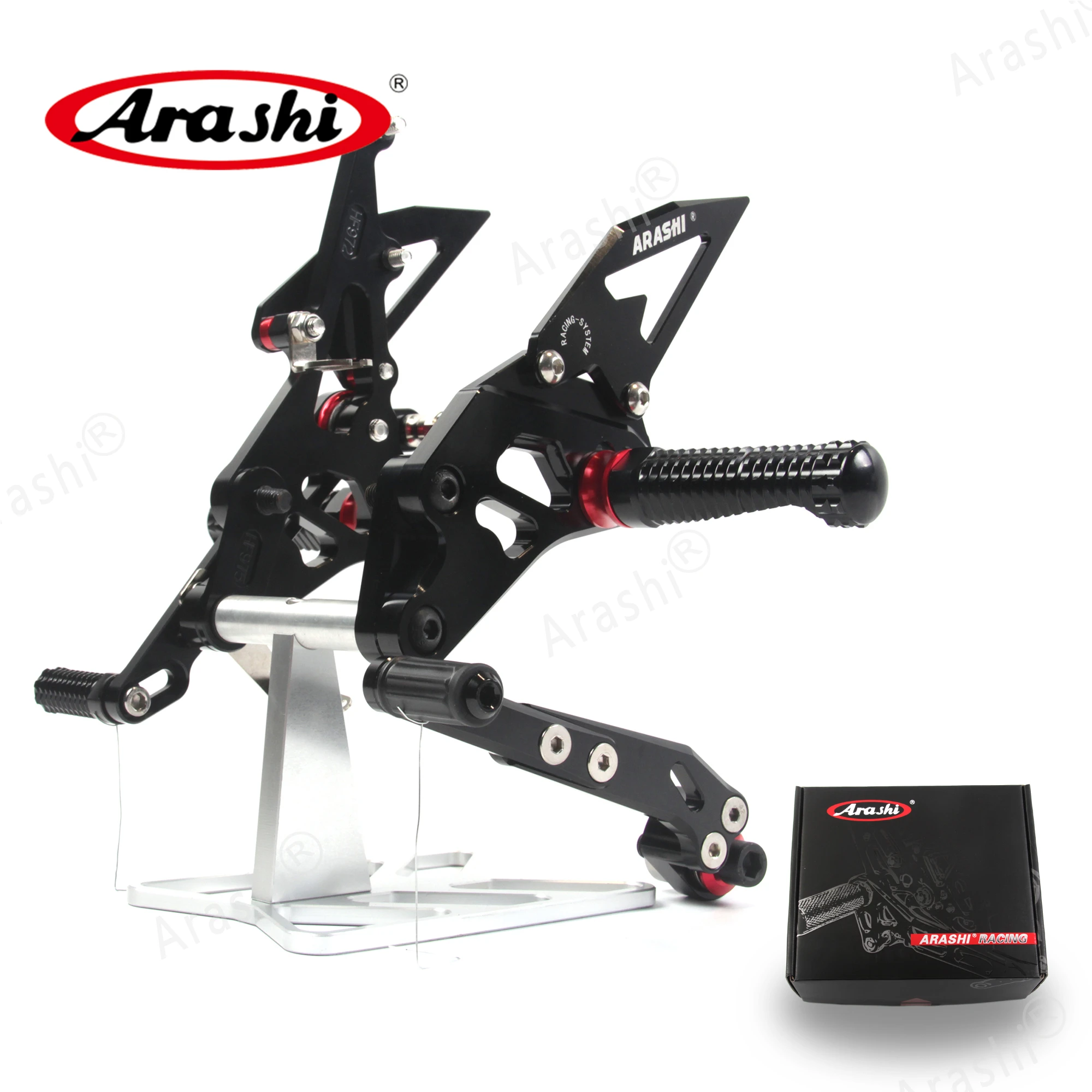 Регулируемые подножки Arashi GSXR1000 2009 2016 CNC Rider для SUZUKI GSXR 1000 2010 2012 2013 2014 2015 K9|Подставки