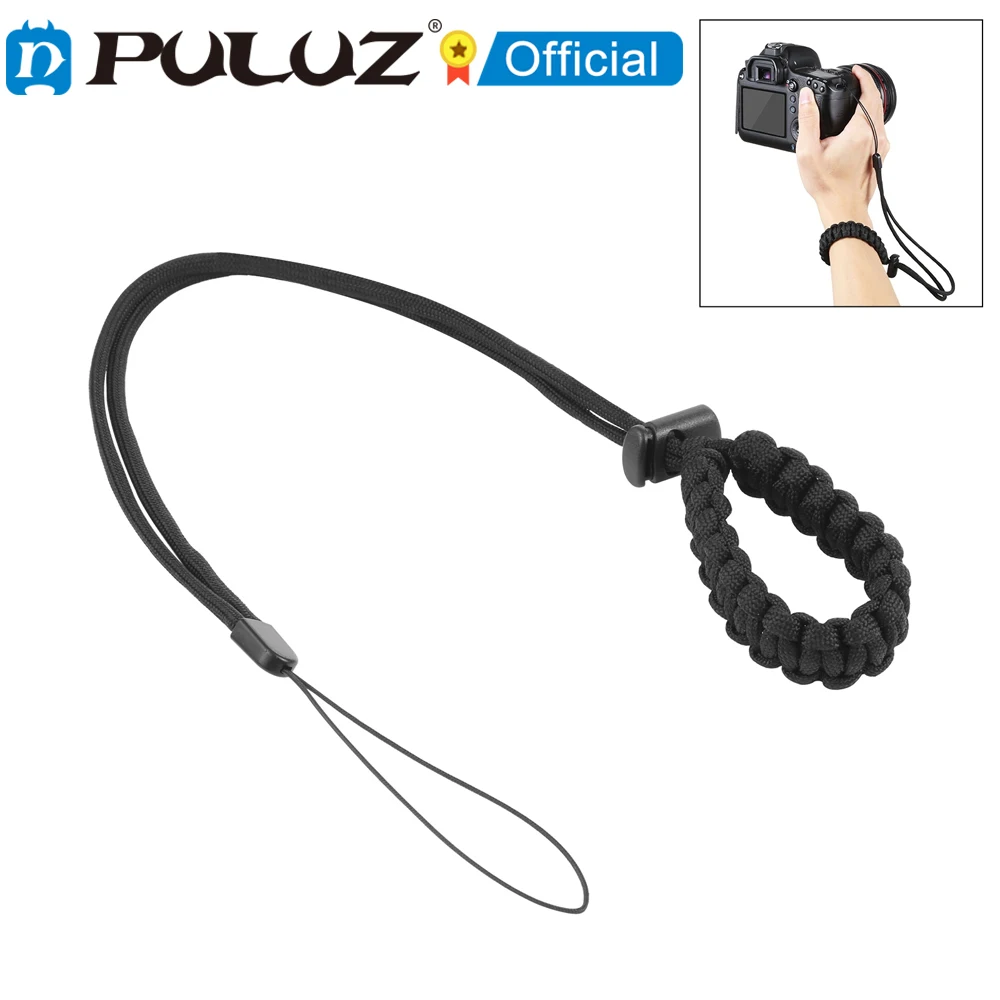 

PULUZ Braided Sport Anti-lost Camera Adjustable Wrist Strap for Gopro/ Insta360 Action Camera Case Smartphone Case
