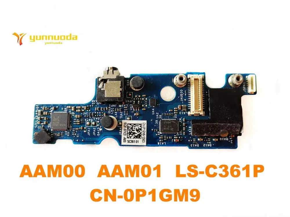 Original para Dell Placa de Áudio Aam00 Aam01 Ls-c361p Cn-0p1gm9 Testado Bom Frete Grátis Xps 15 9550 io