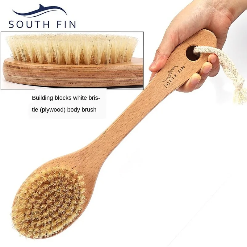 

South Fin Multilayer Board Beech Body Care Dry Wet Brush Body Bath Bath Massage Brush
