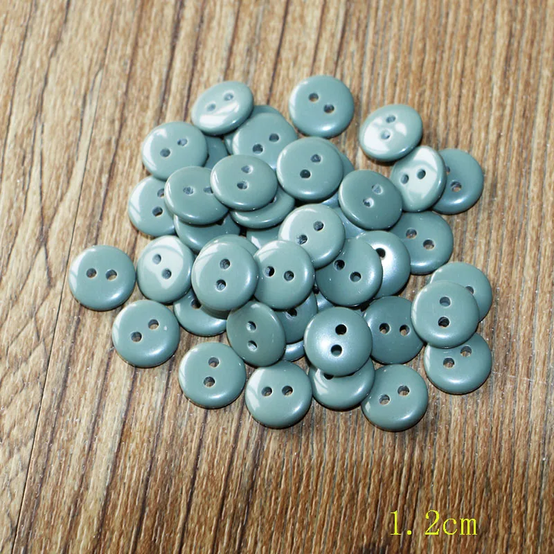 50PCS 12mm 50 шт. смолы Кнопка клип круглый микс два отверстия подходит для одежды diy кнопки сумки аксессуары - Цвет: 50PCS 12mm