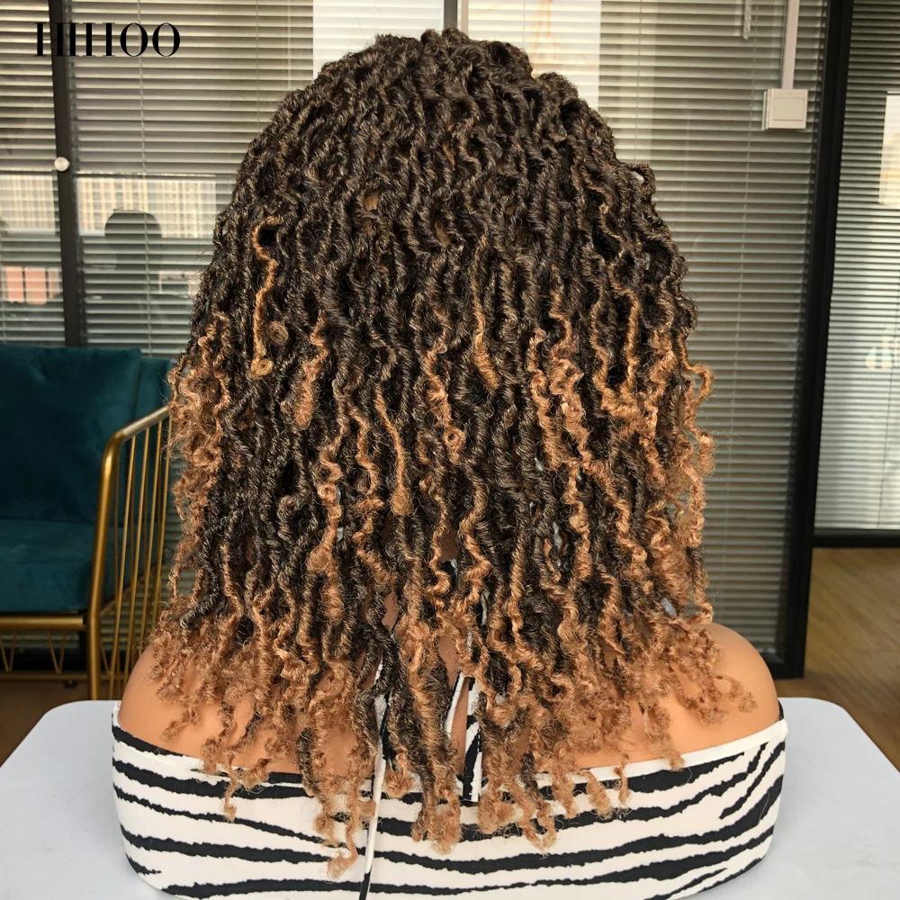 

Nu Faux Locs Braided Dreadlocks Synthetic Wig Crochet Hair Faux Locs Curly Soft Wigs Goddess Locs Braids Wigs For Black Women