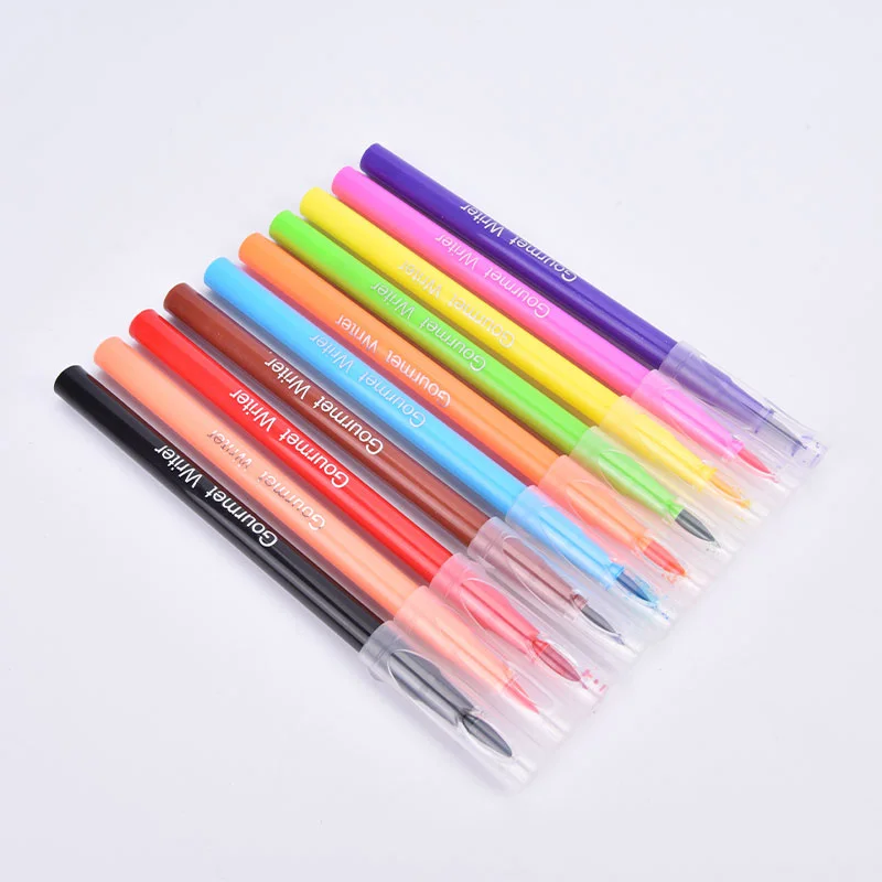 Пигментная ручка для рисования 10 цветов украшения тортов выпечки | Дом и сад