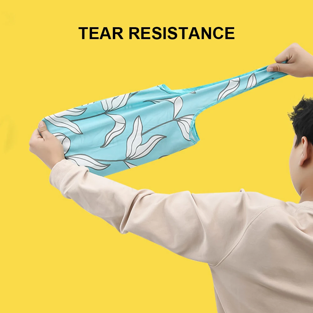 

Foldable Shopping Bags Recyclable Polyester Pouches Groceries Tote Pouch Eco-Friendly Grocery Storage Bag Home Storage Bag