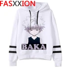 Горячая японская аниме Охотник х Охотник толстовки мужские зимние теплые толстовки киллуа Графический балахон Забавный мультфильм Hisoka Толстовка мужская