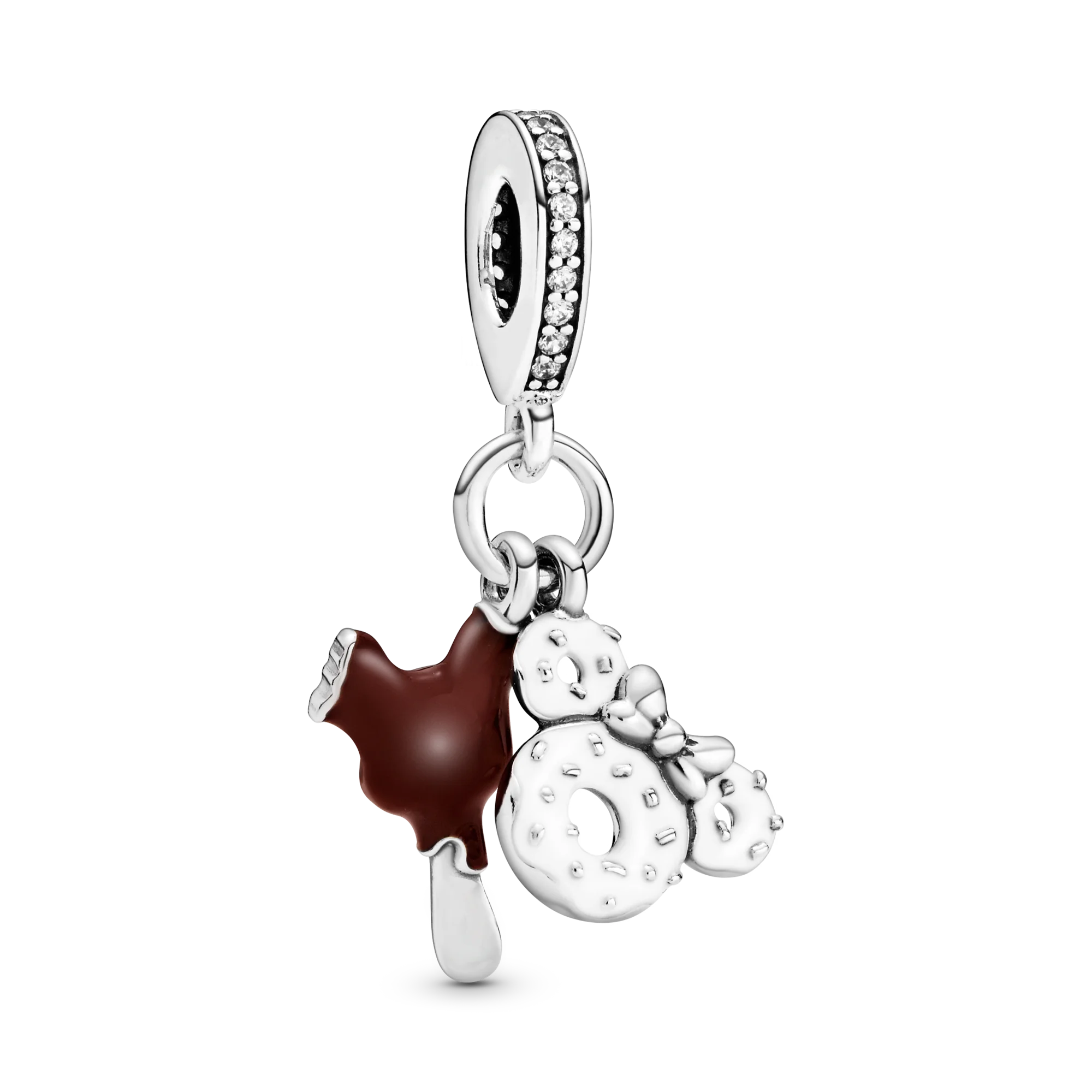

2020 New 925 Sterling Silver Ice Cream Donut Dangle Charm Beads Fit Original Pandora Bracelets Brand Jewelry GiftWholesale