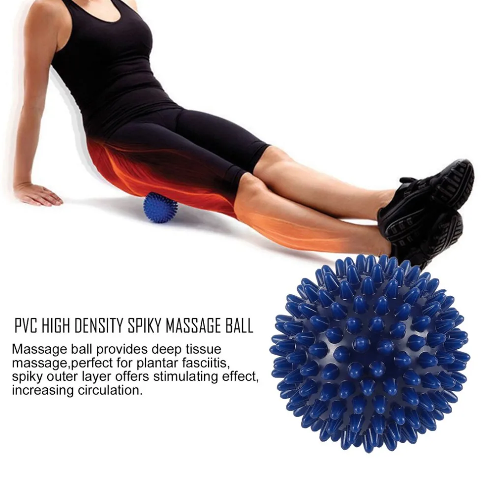 

6cm 8cm Durable PVC Spiky Massage Ball Trigger Point Sport Fitness Hand Foot Pain Relief Plantar Fasciitis Reliever Hedgehog