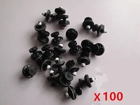 100x for audi interior door card fastener clips trim panel mounting auto car accessories styling