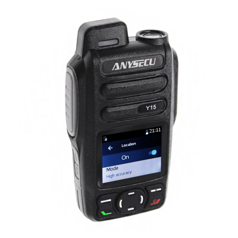 anysecu y15 4g network radio 4000mah android 5 1 smart phone poc radio ltewcdmagsm walkie talkie work with zello or real ptt free global shipping