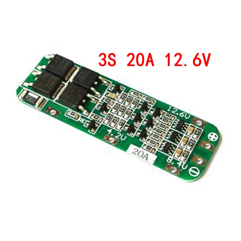 1S 2S 3S 4S 3A 20A 30A Li-Ion Lithium Batterij 18650 Charger Pcb Bms Bescherming Boord voor Boor Motor Lipo Mobiele Module 5S 6S |