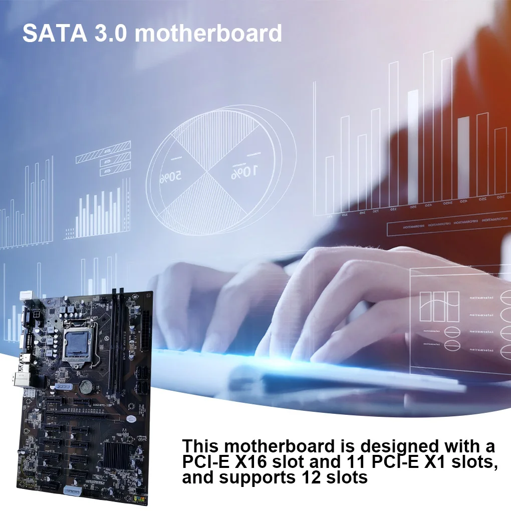 2021 новая материнская плата для майнинга B250 SATA 3.0 16G DDR4 с интерфейсом PCI-E X16