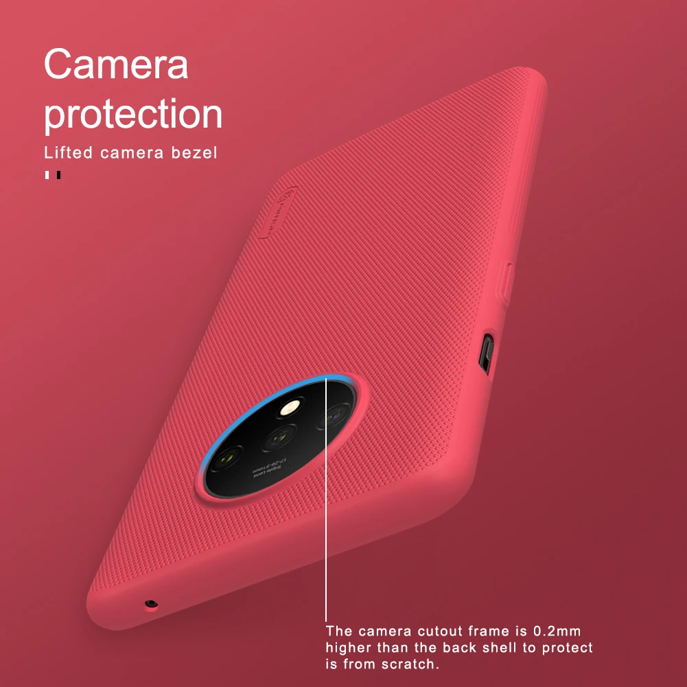 Чехол NILLKIN OnePlus 7T One Plus 7T 1+ 7 T, суперматовый защитный жесткий чехол из поликарбоната, чехол для телефона s