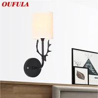 oufula wall lights modern creative figure led sconces lamps indoor for home corridor