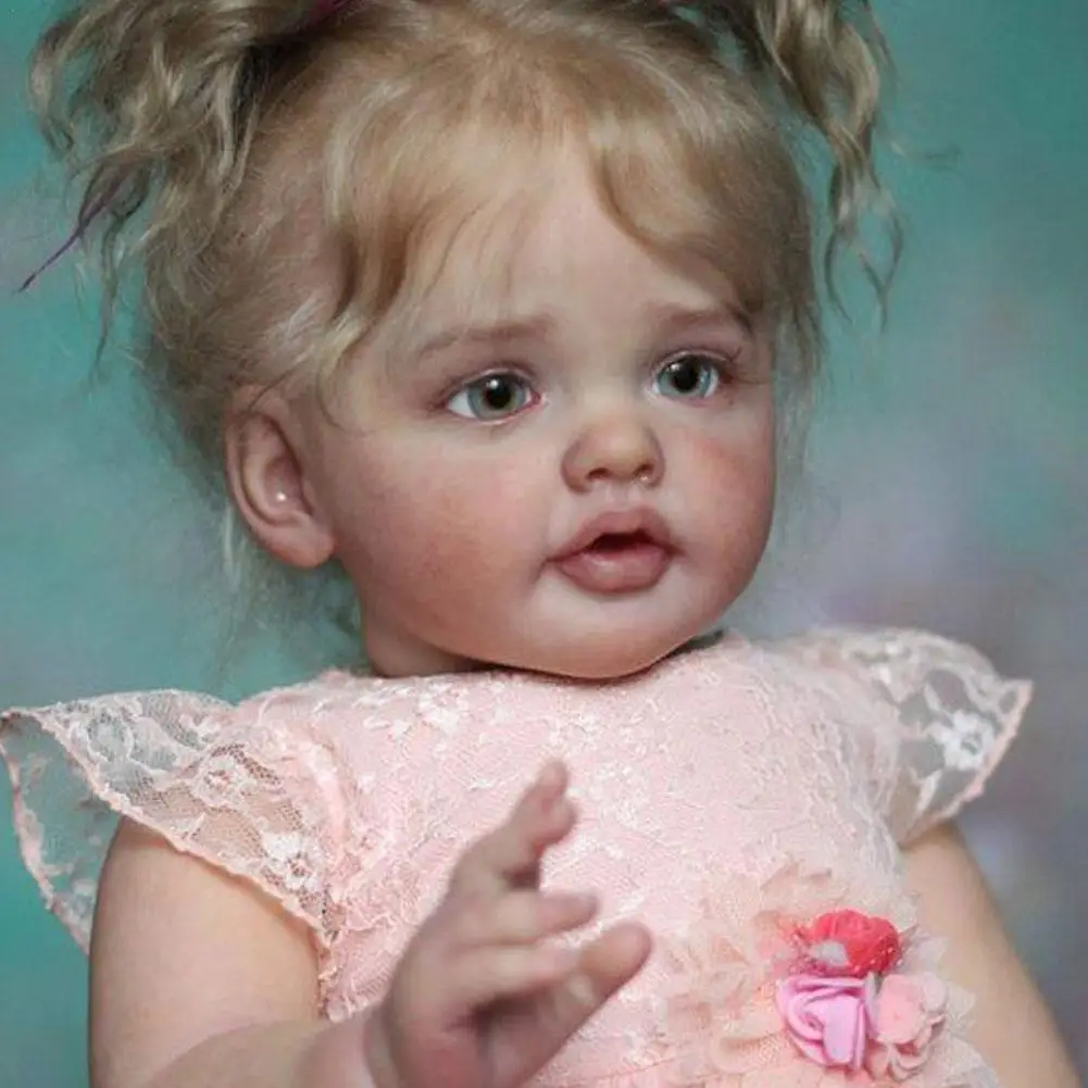 

NPK 27inch Reborn Doll Kit Popular Unfinished Rebirth Baby Dolls Parts Limited Edition With Body And Eyes