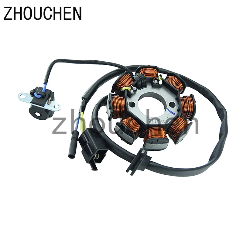 CG8 DC Magneto Stator Coils Motorcycle Igniter Fit For China CB200-CB250 Water-cooled Engines CQ-159N | Автомобили и мотоциклы