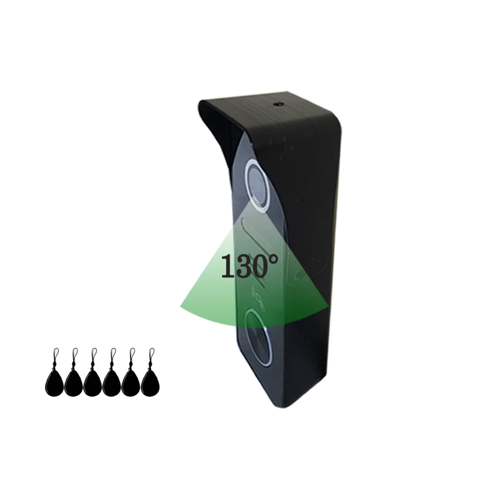 

Dragonsview 7 Inch Video Door Phone RFID Doorbell With Camera 960P AHD Multiple System Call Transfer Record Rainproof Unlock