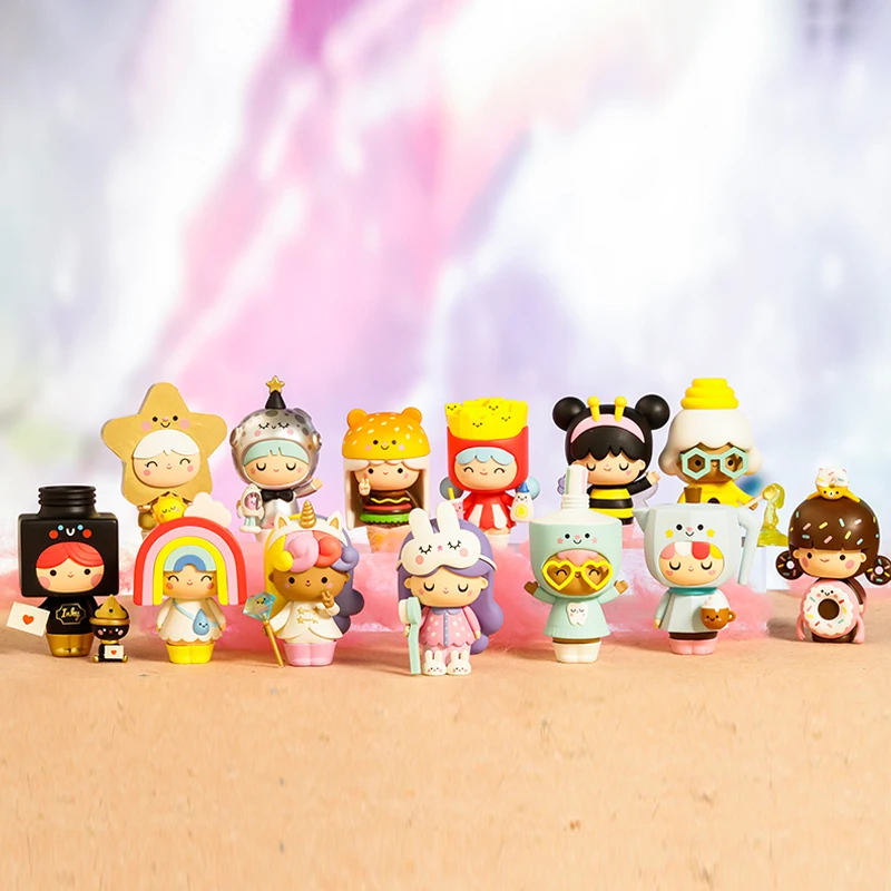 POP MART Momiji-caja ciega de la serie Pefect Partner, mu&ntilde;eco bonito, figura Original de Anime, regalo para ni&ntilde;a, cumplea&ntilde;os, kawaii, navidad-1