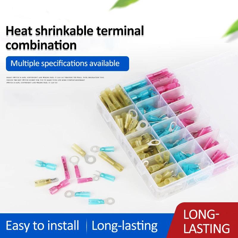 

Комбинация холодного отжима клемм 240/250/270 штук в штучной упаковке