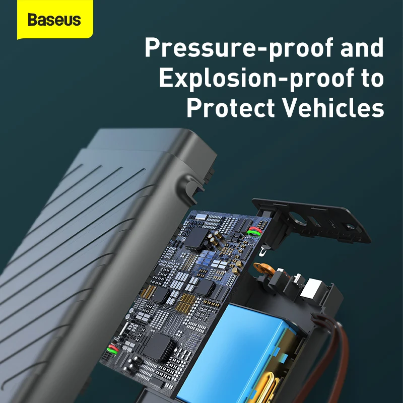 $129.99 Baseus Car Jump Starter Device 220V/110V Car Outdoor Starter Jump Start Power Bank Portable Energy Storage Car Battery Booster