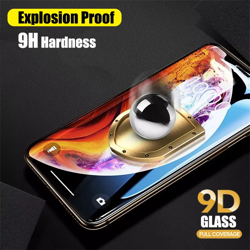 Защитное стекло закаленное для iphone xsmax xs xr x s r 10 10r 10xs 6 7 8 sx rx plus 7plus 8plus|Защитные