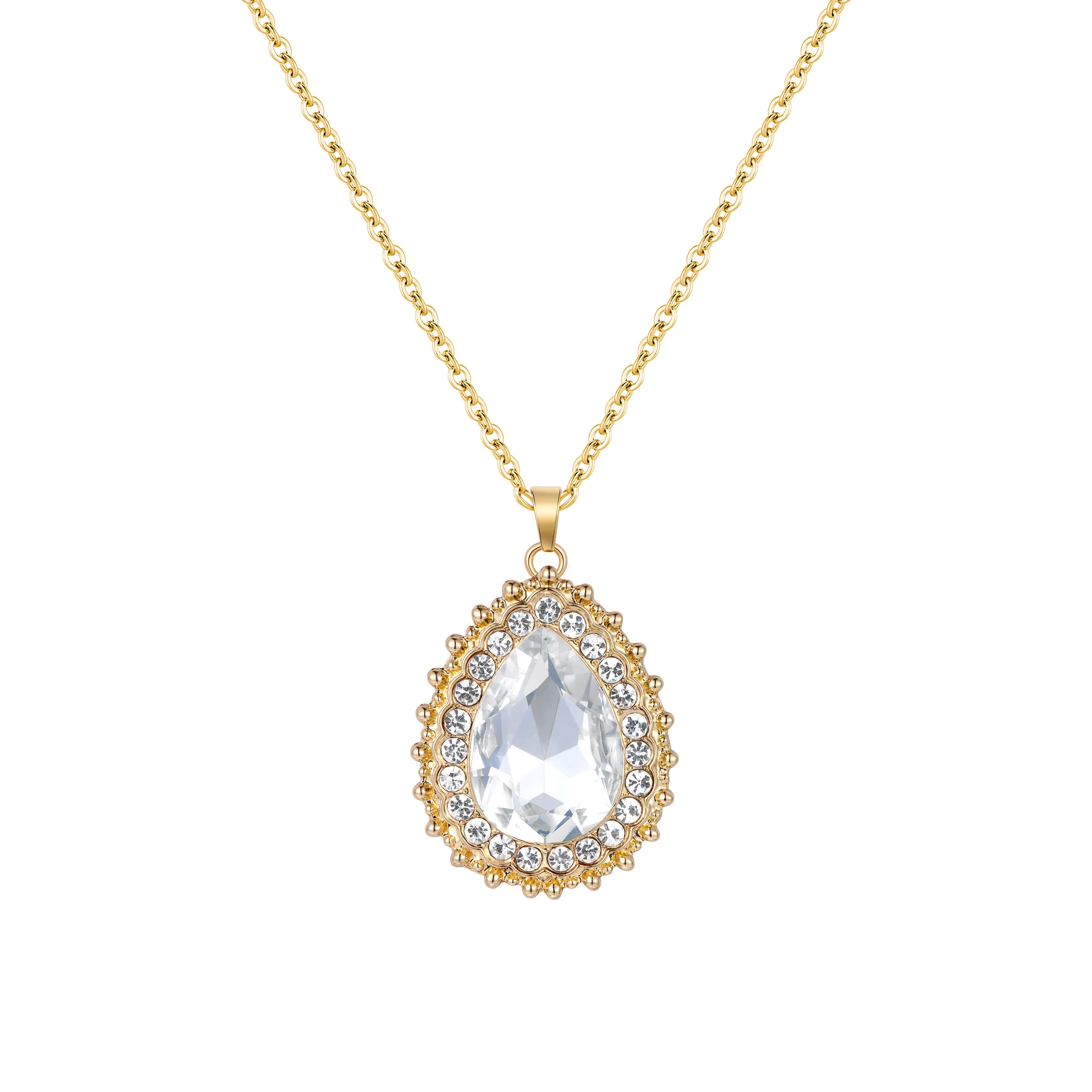 Женское ожерелье с подвеской в виде капли воды|Ожерелья подвеской| |