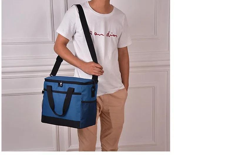Large Capacity Guarantee Fresh Cooler Bag Oxford Cloth Nevera Portatil Picnic Box Bolsa Termica Camping Waterproof Sac Isotherme