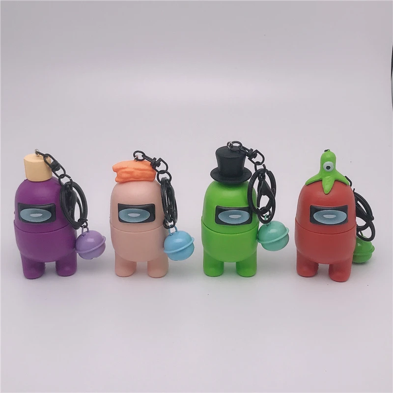 

Hot Game Among Us Action Figure Toys PVC Model Figures Keychains Kids Christmas Gift Random Shipment