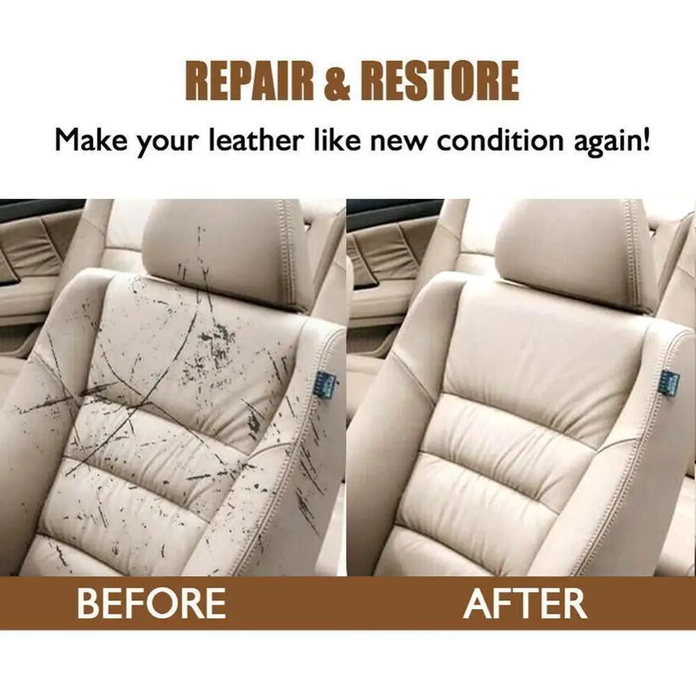 Горячая Распродажа гель для ремонта кожи на сиденье в машину диван реставратор