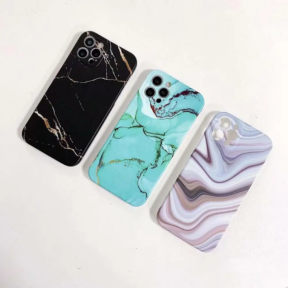 marble case for iphone 12 pro max mini 2020 imd rubber cover for iphone 11 pro max free global shipping