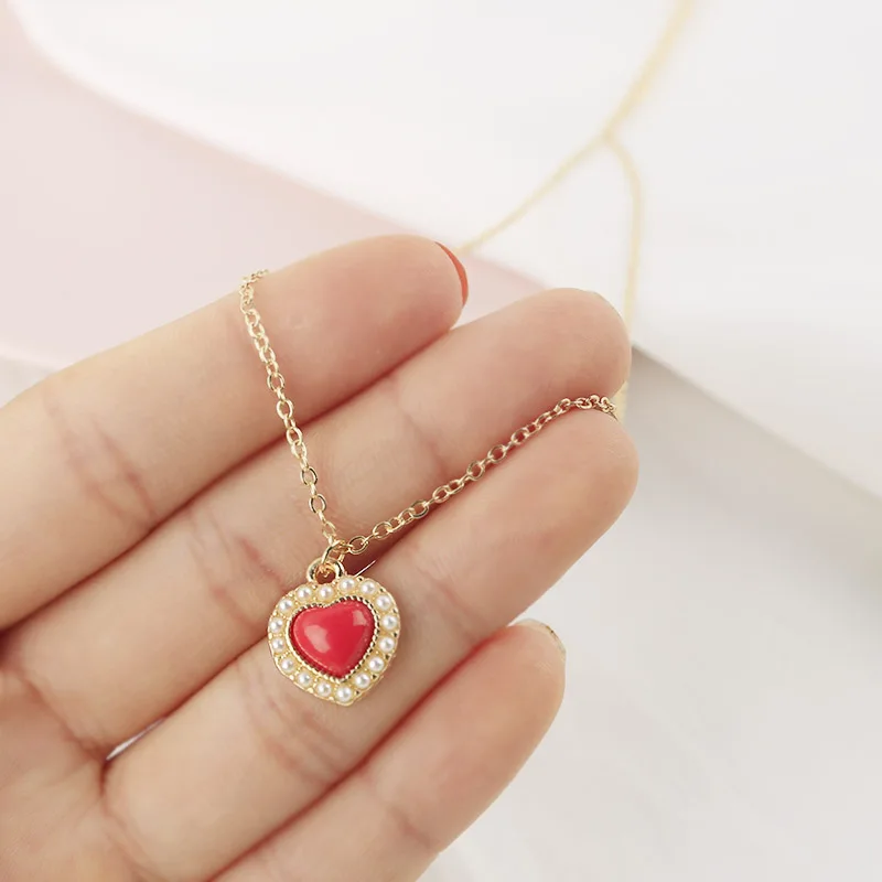 Женский комплект украшений Sansummer Романтичный из кольца серёг ожерелья браслета и